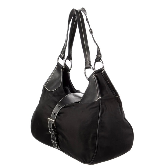 PRADA Nero Tussuto Vitello Daino Bag - Picture 3 of 9